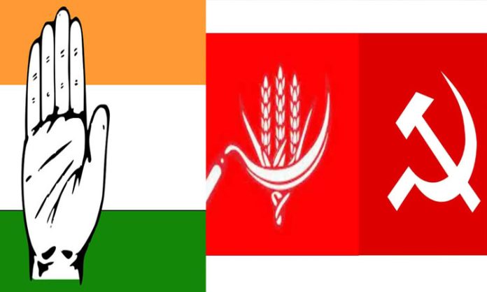 Congress and Left parties seat sharing in complex