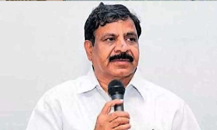 Dr. Cheruku Sudhakar resigned from the Congress party