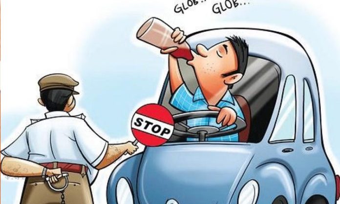 Drunk and drive checks under Hyderabad