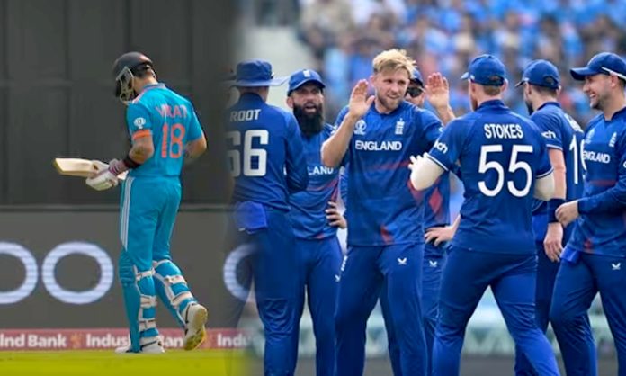 World Cup 2023: Kohli Dismissed for 0 against ENG