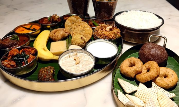 Delicious dishes with thalis at Soul of South