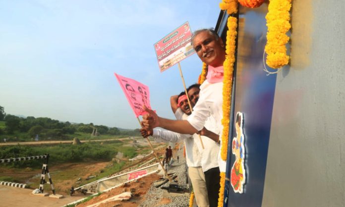 Train to Siddipet with KCR's perseverance