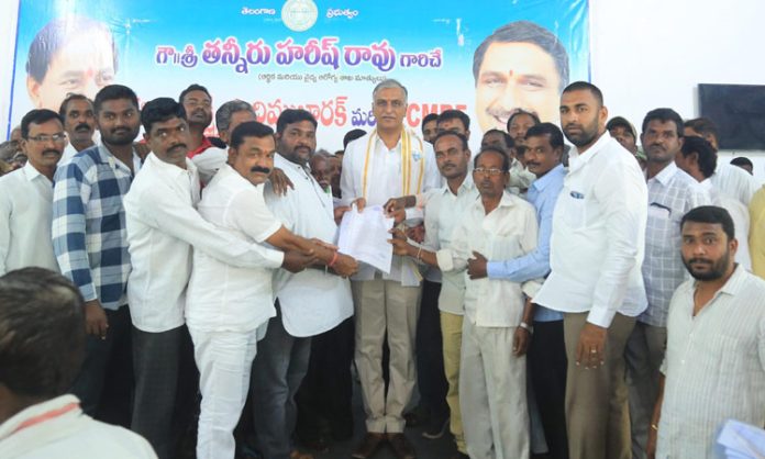 Harish rao speech in Siddipet