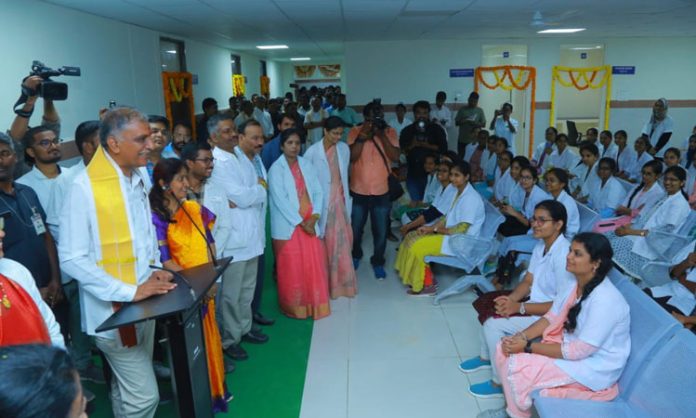1000 beds hospital in Siddipet