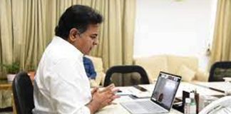 Minister KTR video conference with representatives of BRS NRI departments today