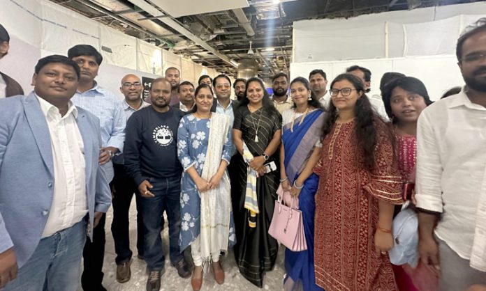 Concluded MLC Kavitha London tour