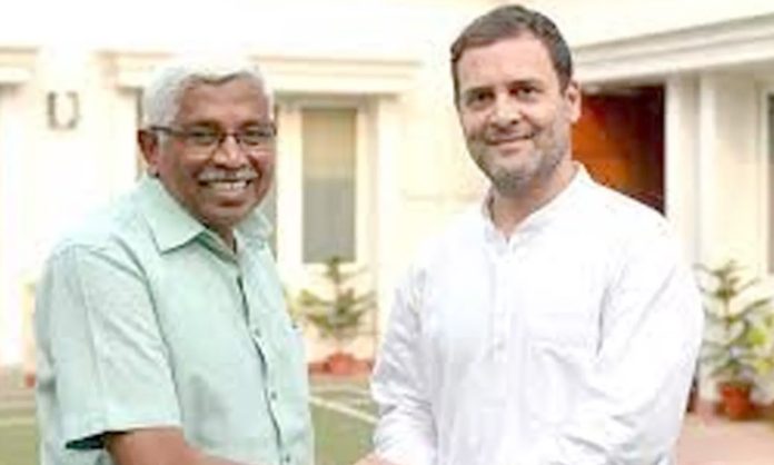 Telangana Jana Samiti chief Kodandaram met Rahul Gandhi