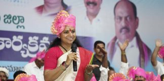 MLC Kavitha foundation stone For Banjara Building in Nizamabad