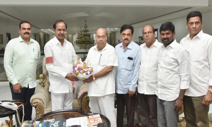 Nagam met with CM KCR