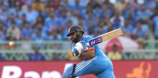 World Cup 2023:Rohit Sharma Dismissed for 87 against ENG