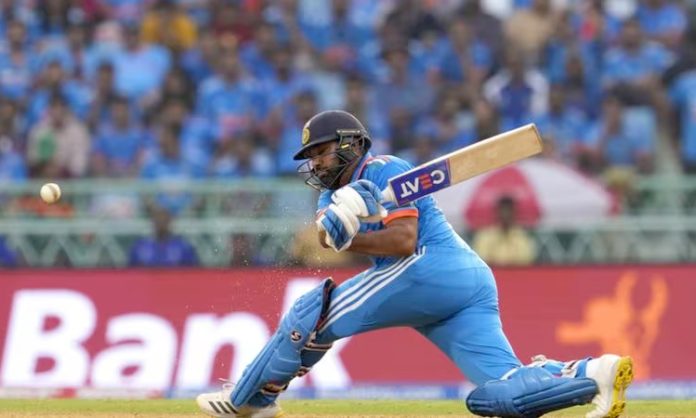 World Cup 2023:Rohit Sharma Dismissed for 87 against ENG