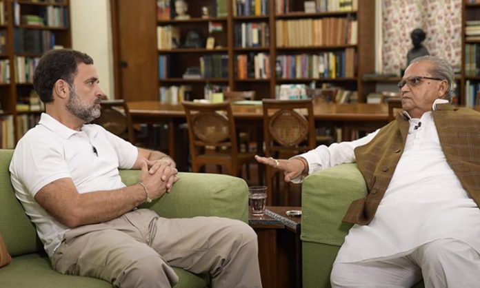 Rahul Gandhi interviews Satya Pal Malik