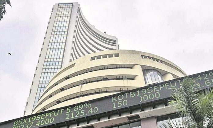 Sensex gained 566 points