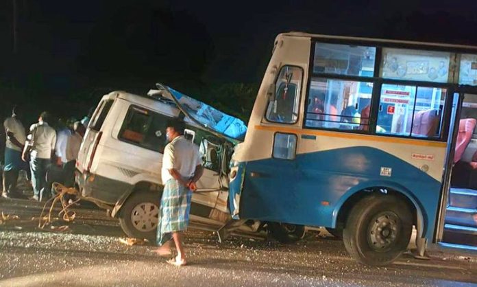 Seven died in Road accident in Tamil Nadu