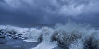 Toofan in bay of bengal