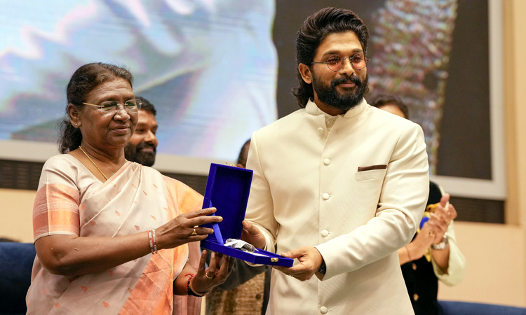 Allu Arjun received Best Actor National Award
