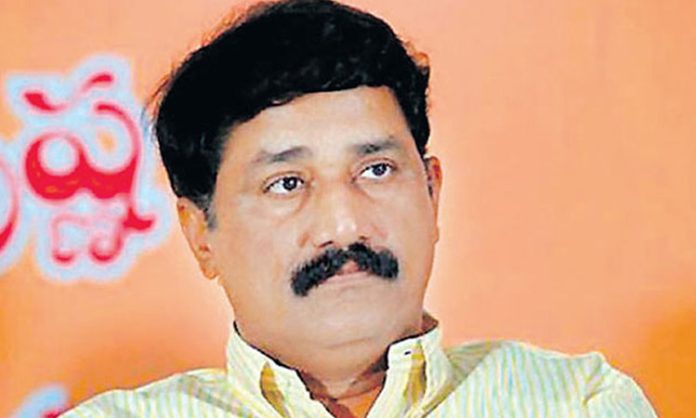 Ganta srinivasa rao fire on YCP