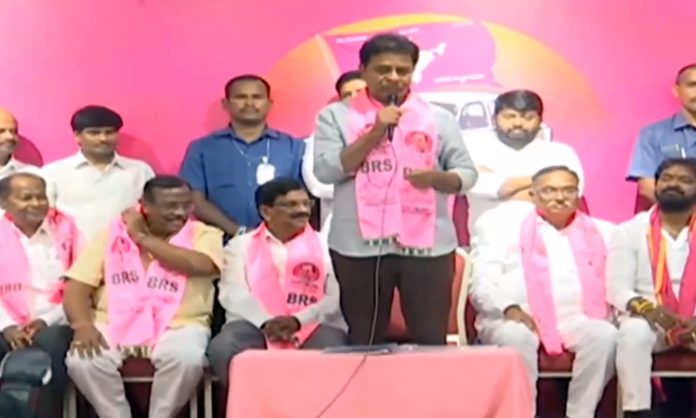Peddapalli Congress Leaders join BRS