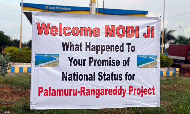 Posters in Hyderabad against PM Modi