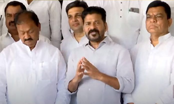 Revanth Reddy Press Meet at Gandhi Bhavan