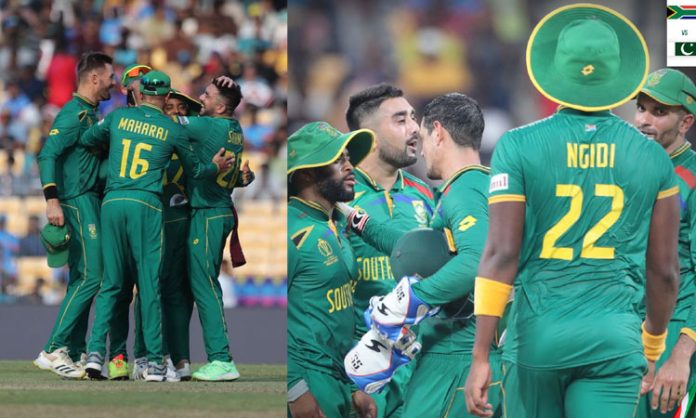 South Africa won on Pakistan