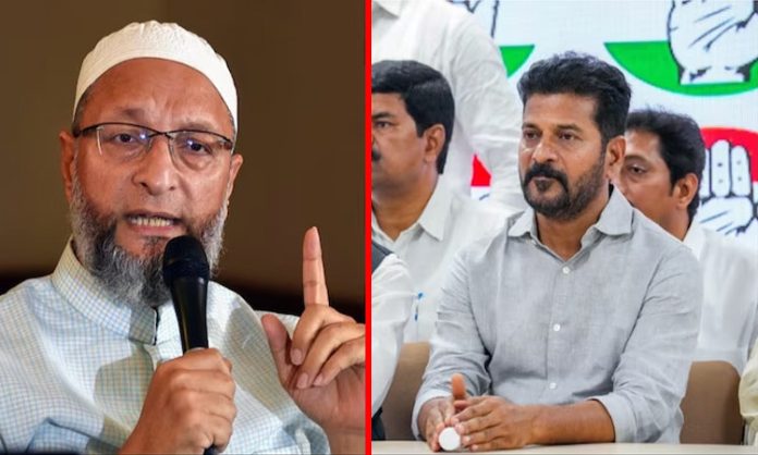 AIMIM congress political war in telangana