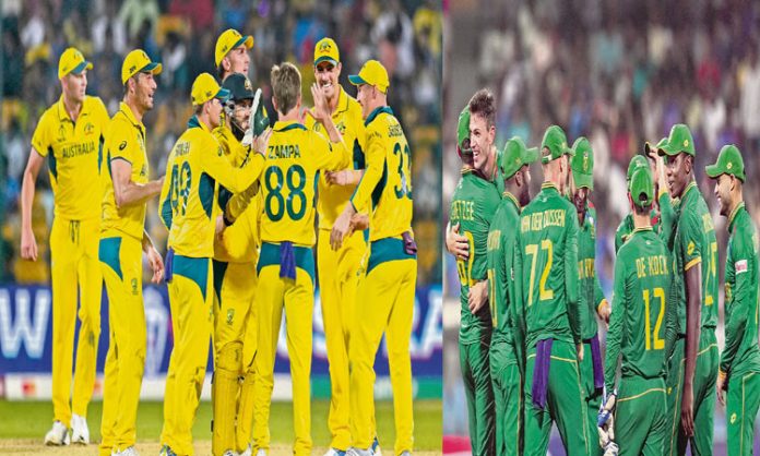 Aus vs SA semi final in World Cup