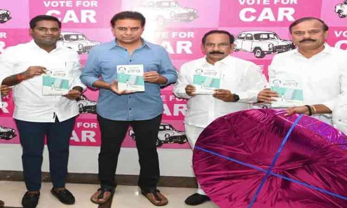 Minister KTR launched the compilation 'Decade of Guidance'