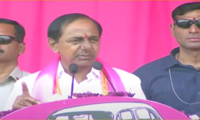 CM KCR Public Meeting at Sattenapalli