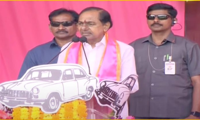 CM KCR Praja Ashirvada Sabha at Sirpur