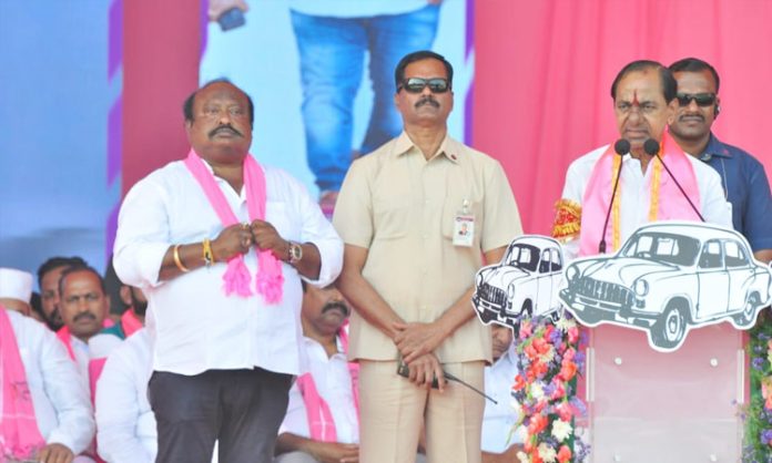 CM KCR Praja Ashirvada Sabha at Karimnagar