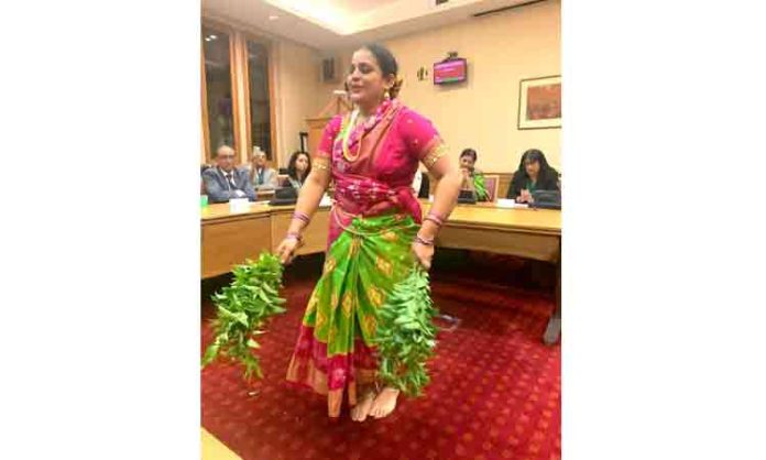 Telangana culture and handwoven textiles reflected in the British Parliament