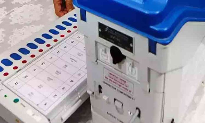 In some places... the EVMs were struck