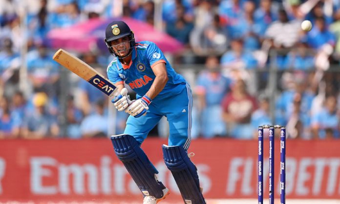 Gill half century in ind vs nz semi final world cup 2023