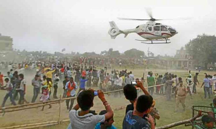 Strategies of parties to participate in more meetings with helicopters