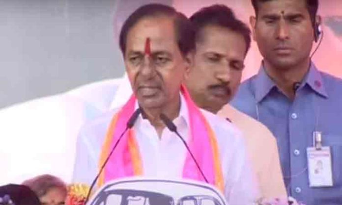 KCR Speech at BRS Public Meeting in Warangal