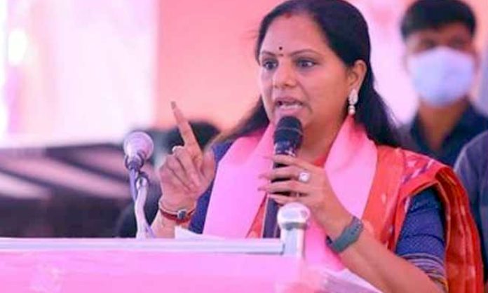 Kavitha Press Meet in Nizamabad