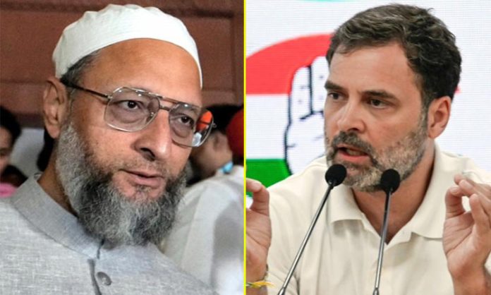 Owaisi said that Rahul Gandhi should contest from Hyderabad