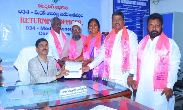 Padma devender Reddy nomination