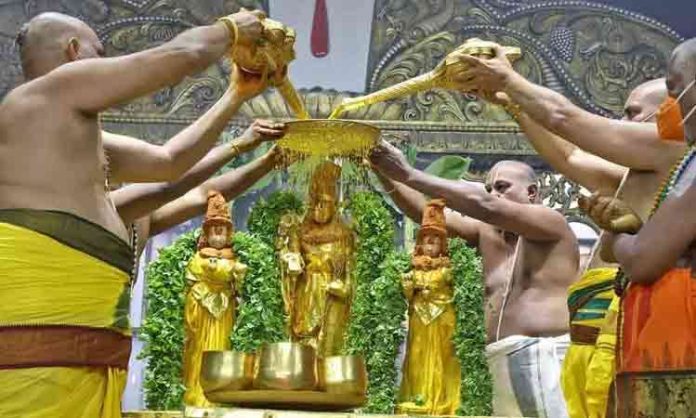 Srinivasa Mangapuram Sri Kalyana Venkateswara Swami's consecration celebrations begin