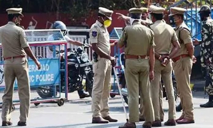 Police increased vigilance in hyderabad