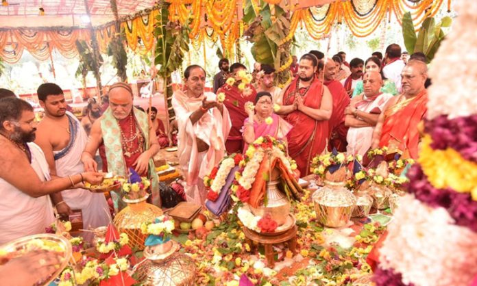 Rajashyamala Yagam ends with great success