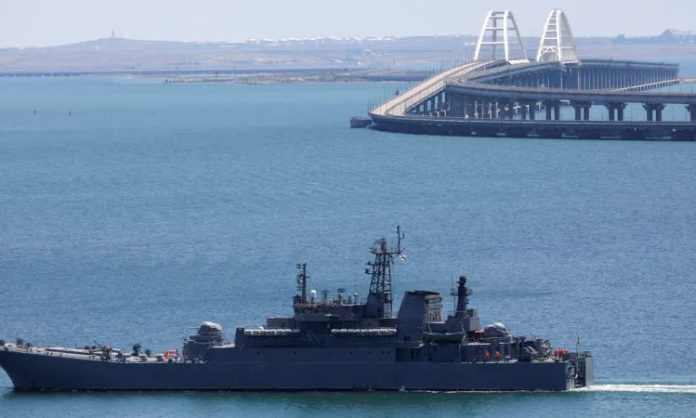 Ukraine hits Russian shipyard in Crimea port