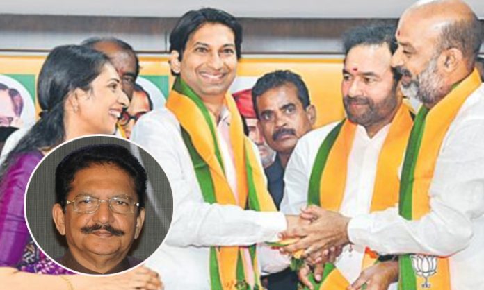 BJP MLA ticket not give Vidya sagar rao son