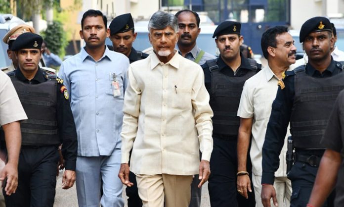 grand welcome to chandrababu in hyderabad