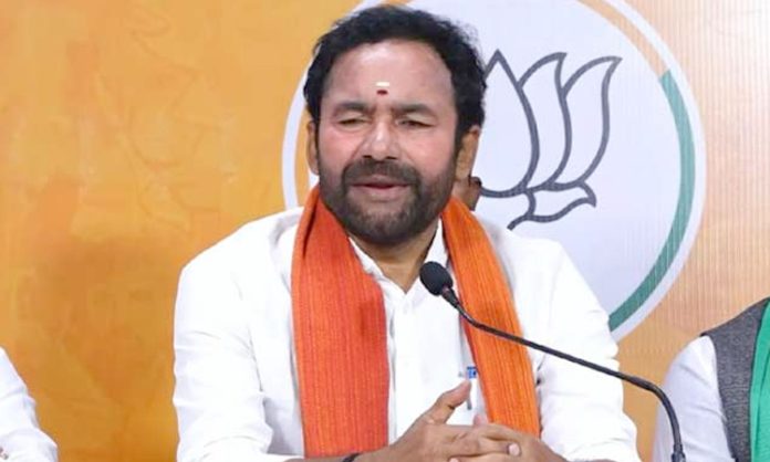 Kishan Reddy Press Meet in Hyderabad