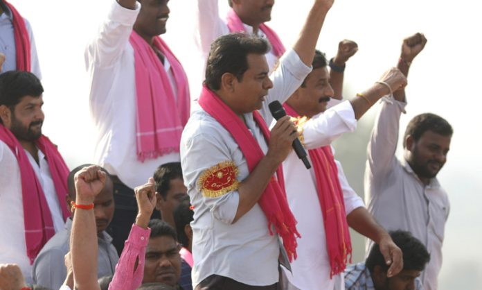 KTR Road Show in Dubbaka