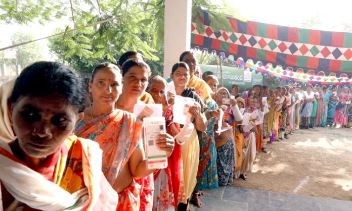 Telangana Elections 2023: Huge People go to polling Centres for Casting Vote