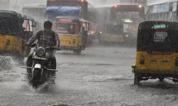 Rains in Several Areas in Telangana