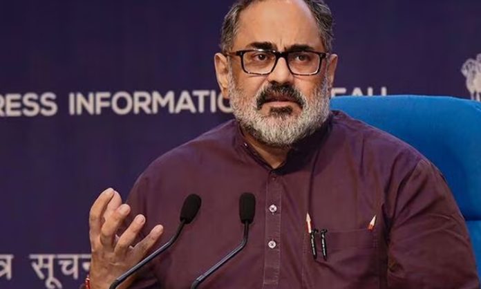 Centre to Action against Deepfakes: Rajeev Chandrasekhar